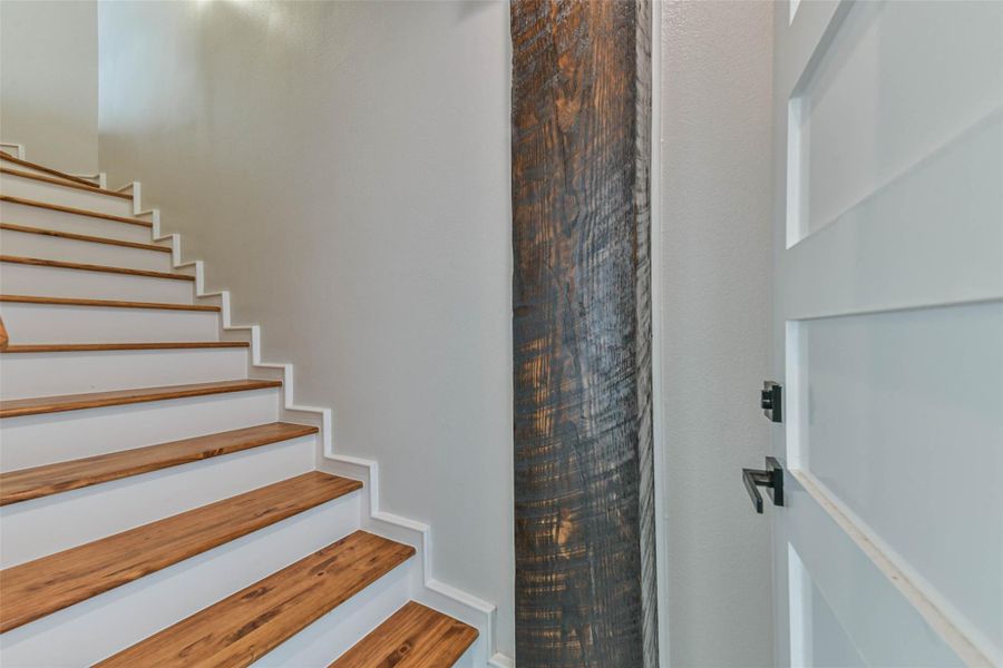 Close-up of interior finishes inside a home in , Galveston (Image 14).