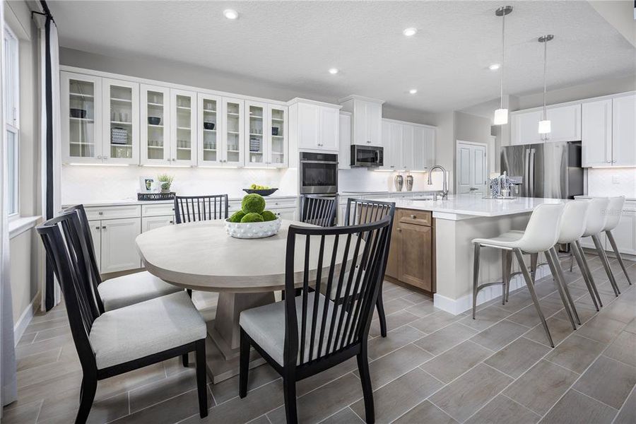 Furnished interior view inside a new home in The Palms at Venetian Bay, New Smyrna Beach (Image 6). Furnished interior view inside a new home in The Palms at Venetian Bay, New Smyrna Beach (Image 6).