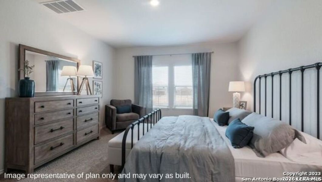 Furnished interior view inside a new home in Redbird Ranch, San Antonio (Image 23).