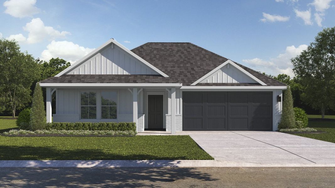 Representative exterior photo of a completed home built from the Justin by D.R. Horton in Blaire Lake, Tyler, TX (Image 22). Representative exterior photo of a completed home built from the Justin by D.R. Horton in Blaire Lake, Tyler, TX (Image 22).