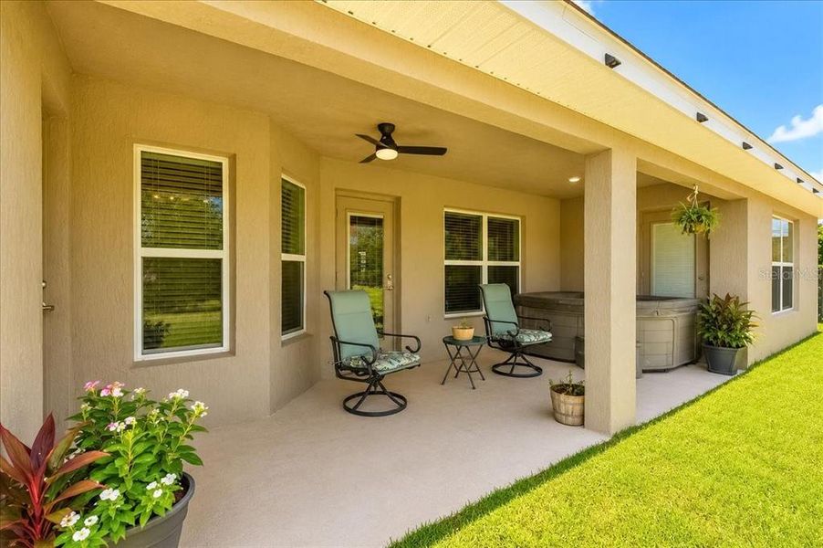 Exterior details and patio area of a home in Juliette Falls, Dunnellon (Image 32). Exterior details and patio area of a home in Juliette Falls, Dunnellon (Image 32).