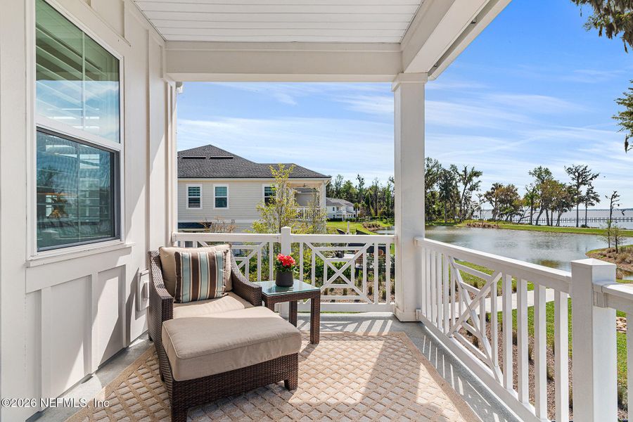 Exterior details and patio area of a home in , St. Johns (Image 29).