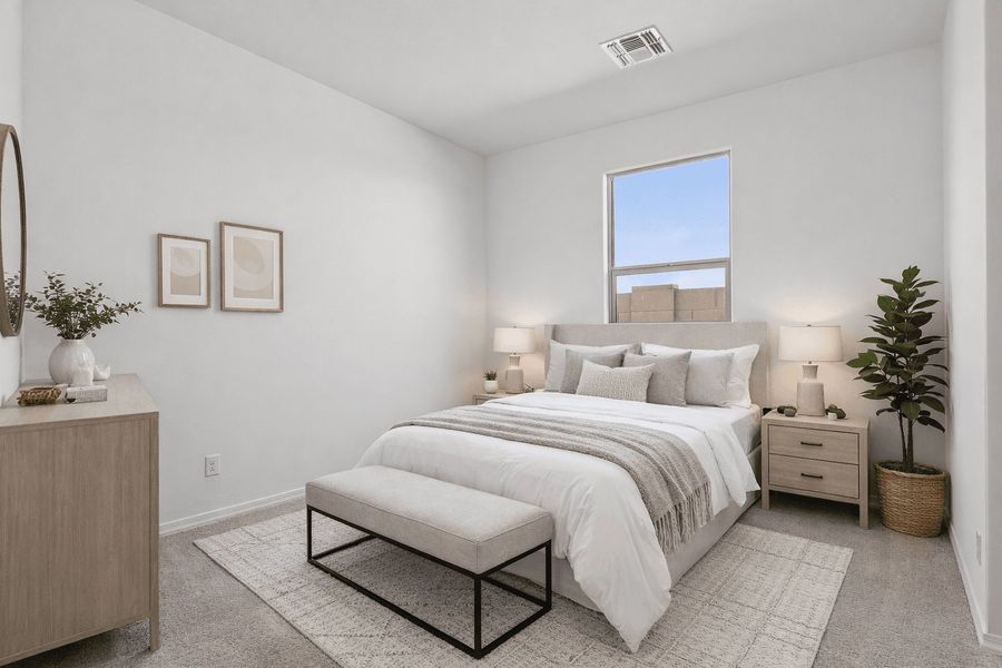Furnished interior view inside a new home in The Grove at El Cidro, Goodyear (Image 11).