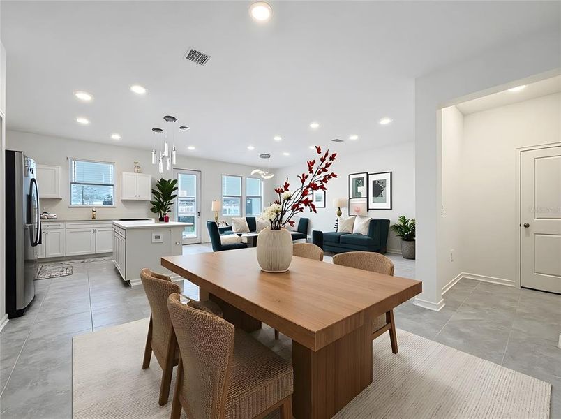 Furnished interior view inside a new home in , Davenport (Image 10).