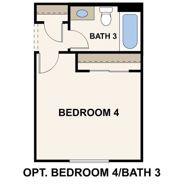2D floor plan layout for the Rio by Century Communities in North Copper Canyon, Surprise, AZ (Image 3).