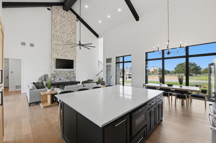 Furnished interior view inside a new home in , Graford (Image 5).