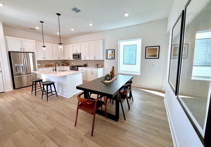 Furnished interior view inside a new home in Novel, Austin (Image 8).