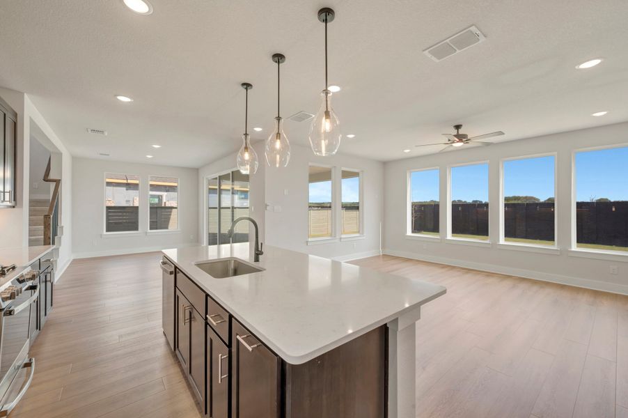 Furnished interior view inside a new home in Landmark, Denton (Image 7).