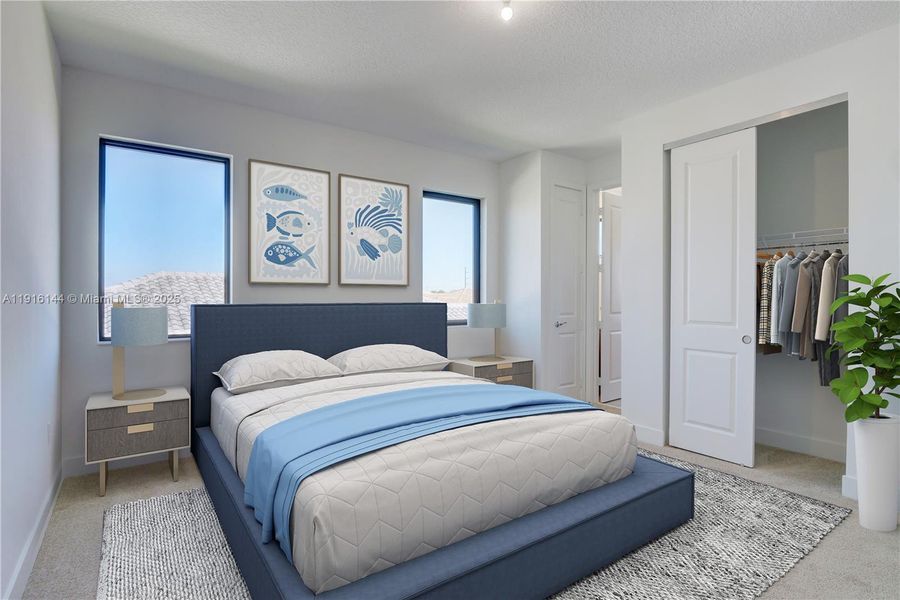 Furnished interior view inside a new home in , Ave Maria (Image 33).