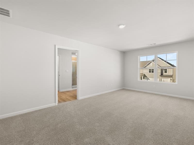 Spacious, unfurnished interior of a new home in Hamptons at Riverwood South, Dallas (Image 18).