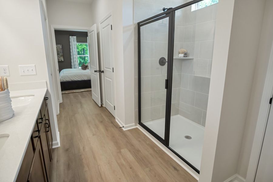 Furnished interior view inside a new home in The Oaks, Clarksville (Image 35). Furnished interior view inside a new home in The Oaks, Clarksville (Image 35).