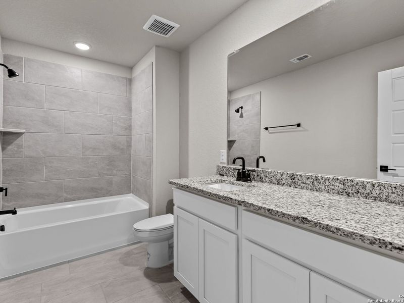Furnished interior view inside a new home in Royal Crest, San Antonio (Image 11).