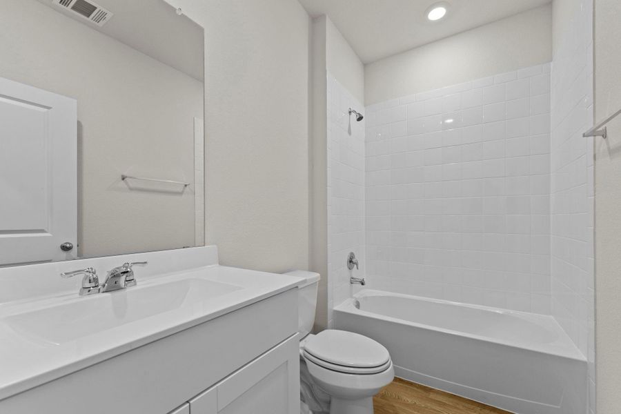Furnished interior view inside a new home in Whisper South, San Marcos (Image 10).