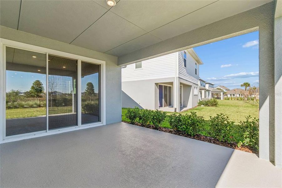 Exterior details and patio area of a home in Chapel Crossings - Garden Series, Wesley Chapel (Image 3). Exterior details and patio area of a home in Chapel Crossings - Garden Series, Wesley Chapel (Image 3).