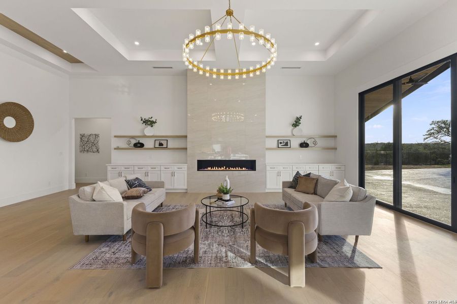 Furnished interior view inside a new home in , Boerne (Image 16).