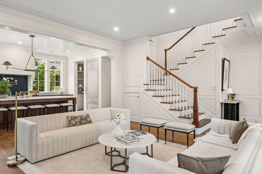 Furnished interior view inside a new home in , Mount Pleasant (Image 10).