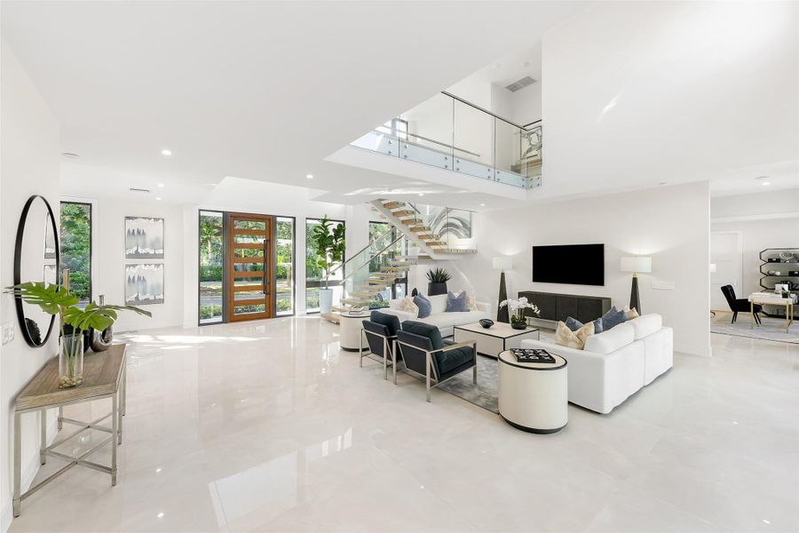Furnished interior view inside a new home in , Fort Lauderdale (Image 24).