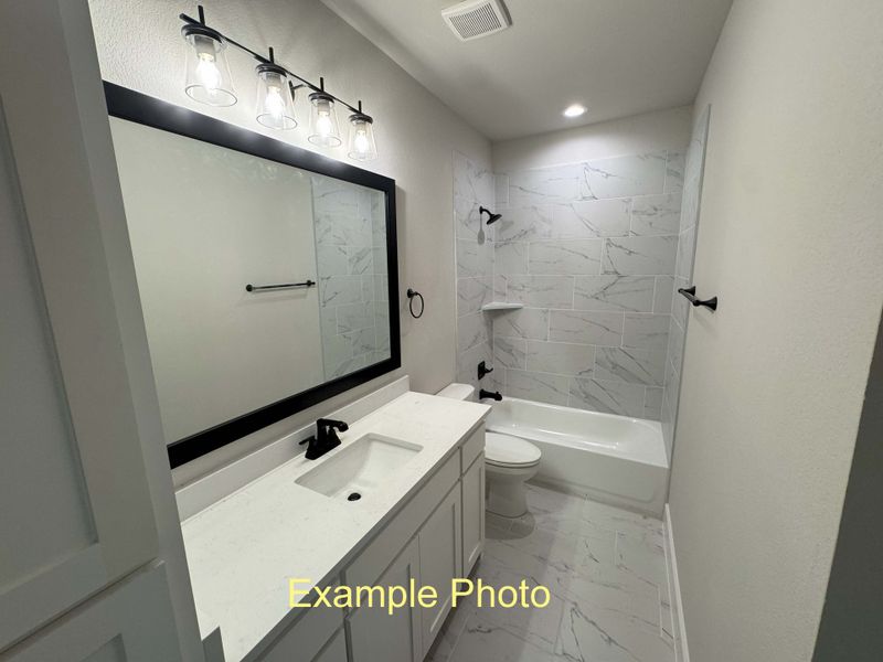 Furnished interior view inside a new home in Stagecoach Crossing, Bridgeport (Image 5).
