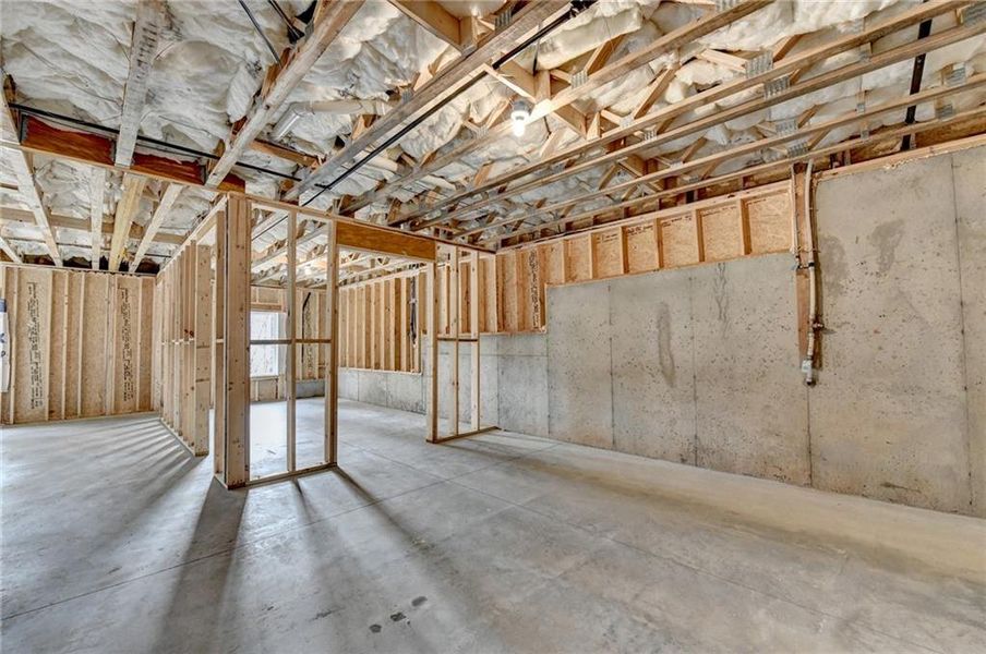 In-progress construction of a new home in , Cumming, GA (Image 56).