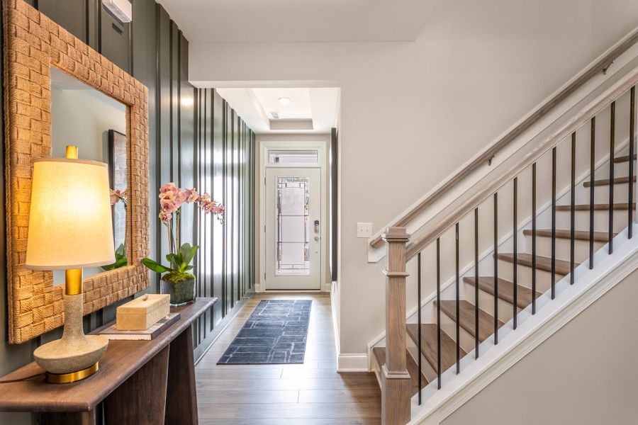 Furnished interior view inside a new home in Running Brook Townes, Durham (Image 6).