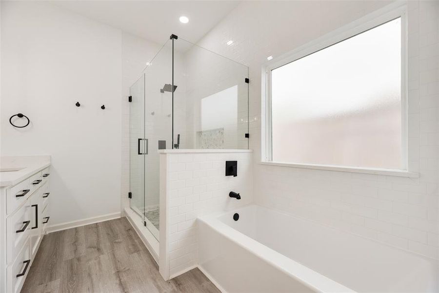 Primary suite bathroom