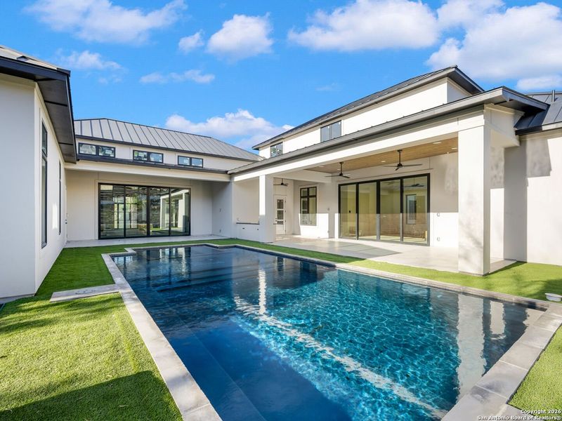 Exterior details and patio area of a home in , San Antonio (Image 3).