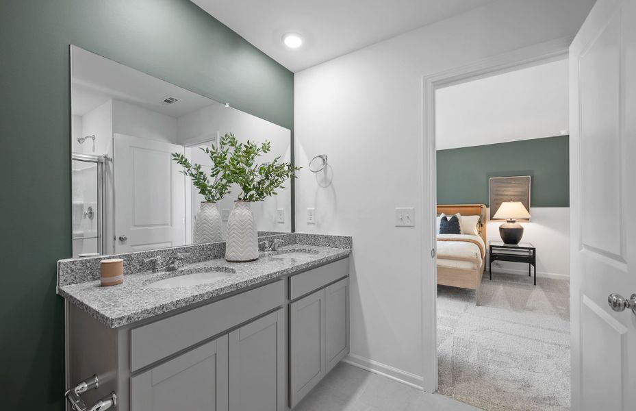 Furnished interior view inside a new home in Avery Ridge, Gainesville (Image 24).