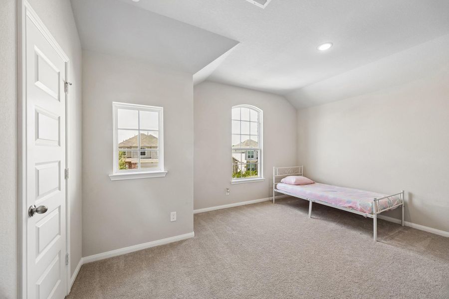 Upstairs Secondary Bedroom 1 (oversized with ample natural light) Upstairs Secondary Bedroom 1 (oversized with ample natural light)