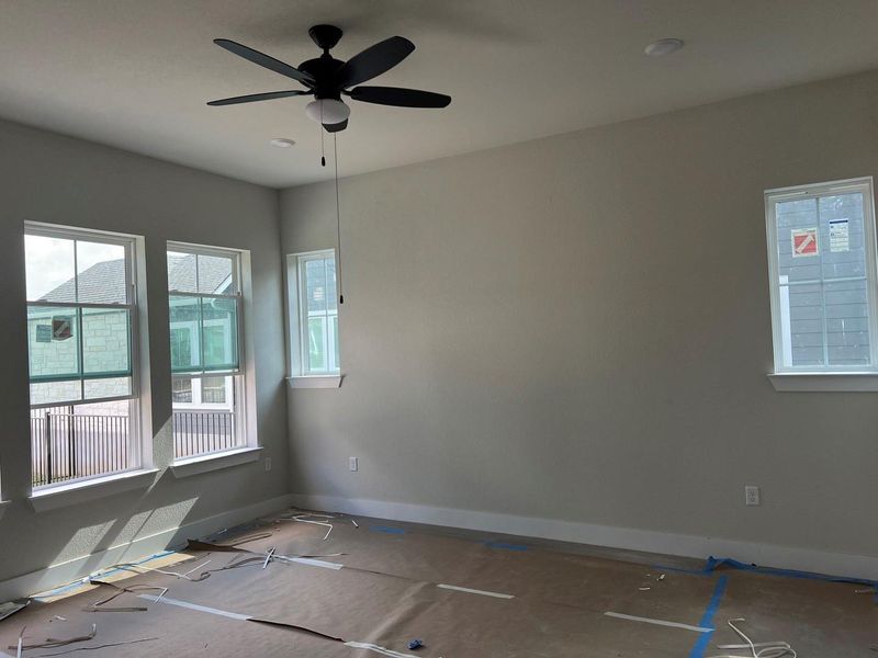 In-progress construction of a new home in Easton Park, Austin, TX (Image 33).