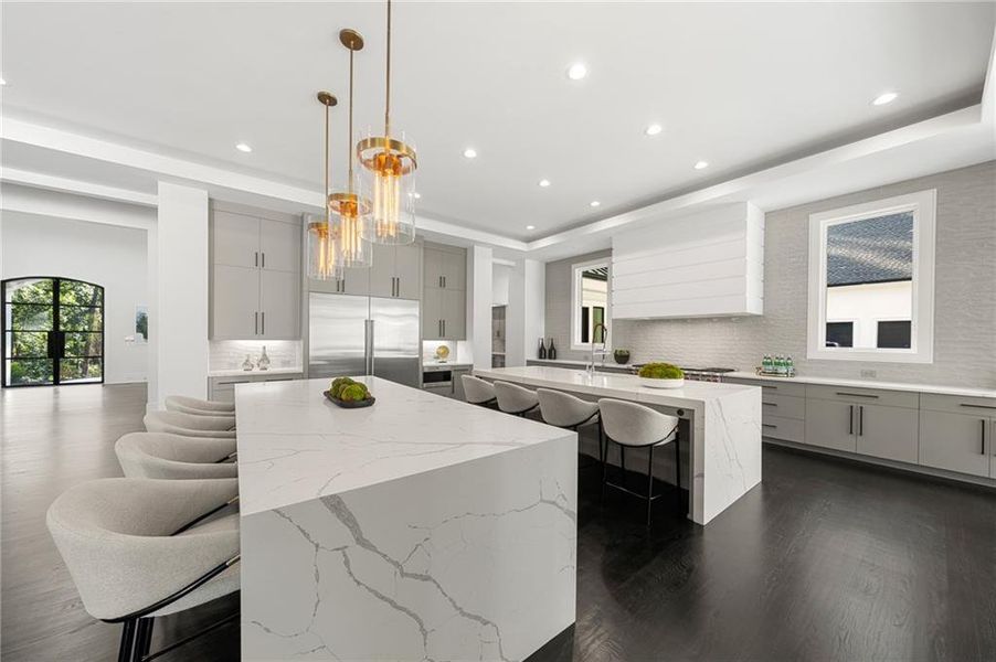 Furnished interior view inside a new home in , Sandy Springs (Image 44).