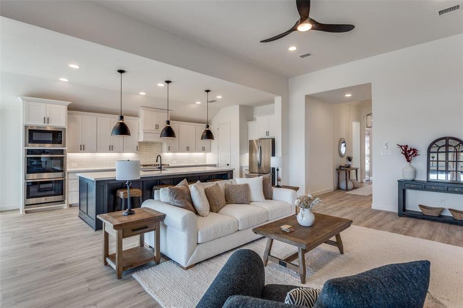 Furnished interior view inside a new home in Ventana, Fort Worth (Image 31).