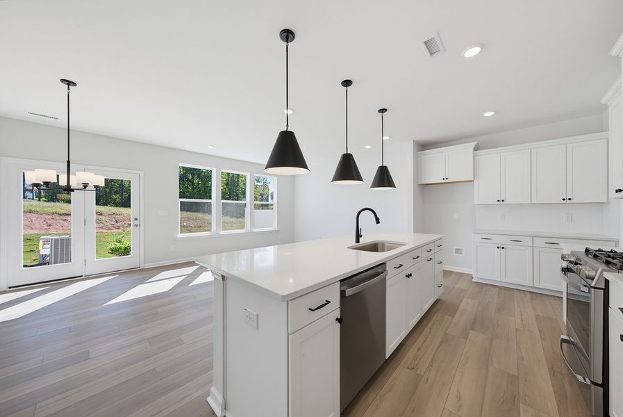 Furnished interior view inside a new home in Sweetbrier, Durham (Image 9).