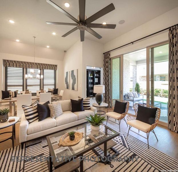 Furnished interior view inside a new home in The Ranches at Creekside, Boerne (Image 11).