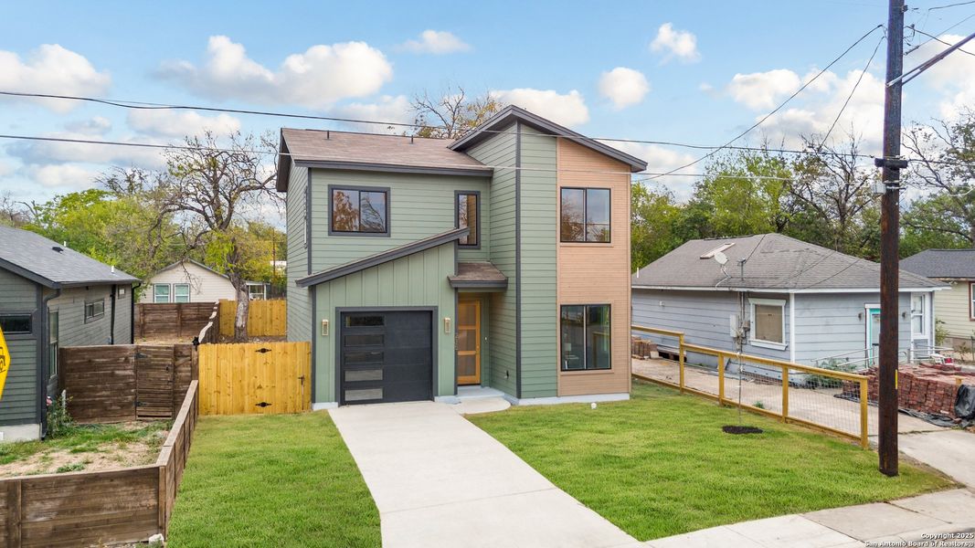 Front exterior of a new home in , San Antonio, TX, highlighting curb appeal (Image 29).