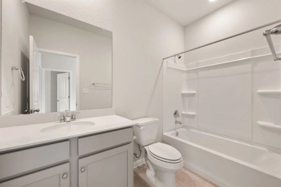 Furnished interior view inside a new home in La Cima, San Marcos (Image 13).