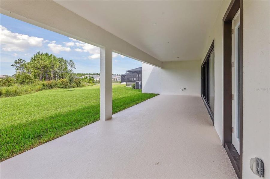 Exterior details and patio area of a home in Two Rivers, Zephyrhills (Image 25).