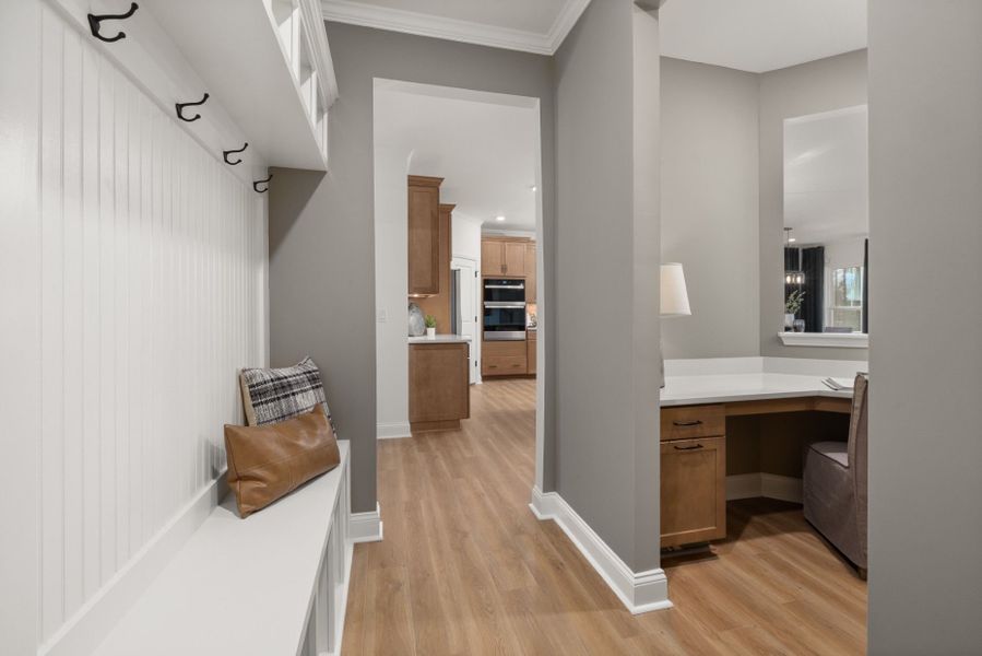 Representative furnished interior of a home built from the Stonebrook by Pulte Homes in Everbrook, Angier (Image 16).