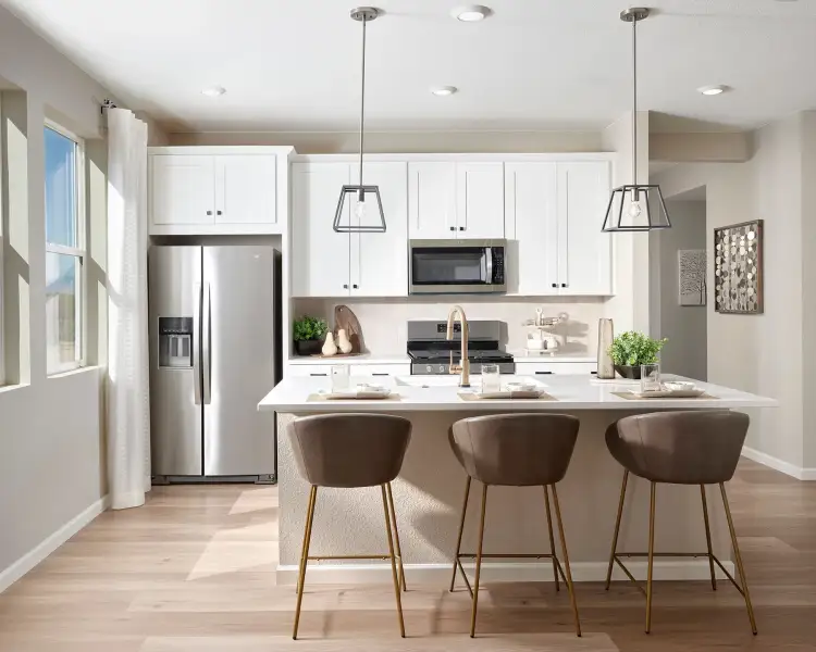 Furnished interior view inside a new home in Sugar Mill Village, Longmont (Image 6).