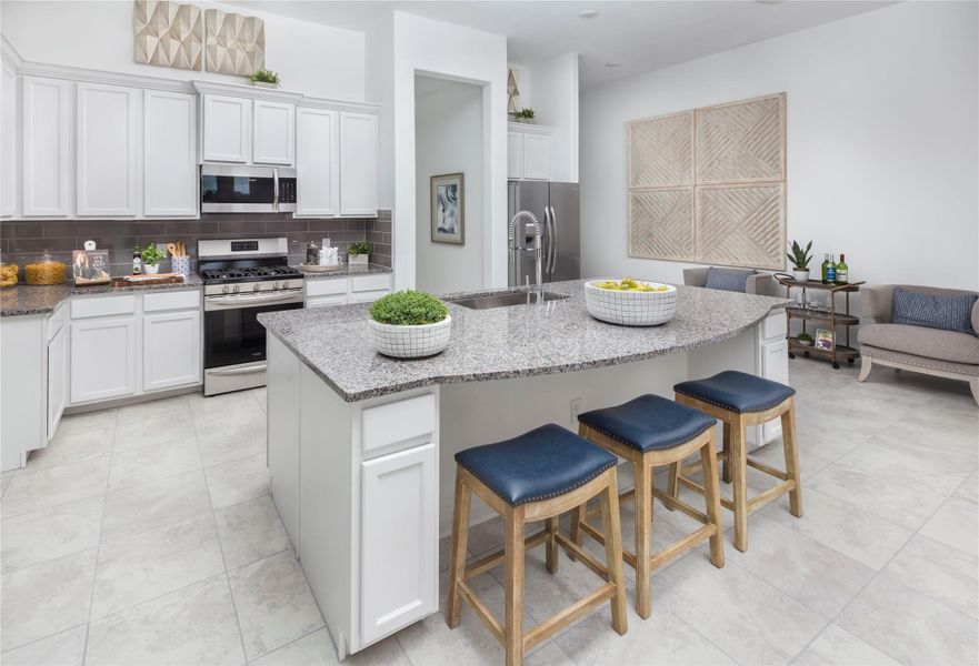 Furnished interior view inside a new home in Anniston, Katy (Image 6).