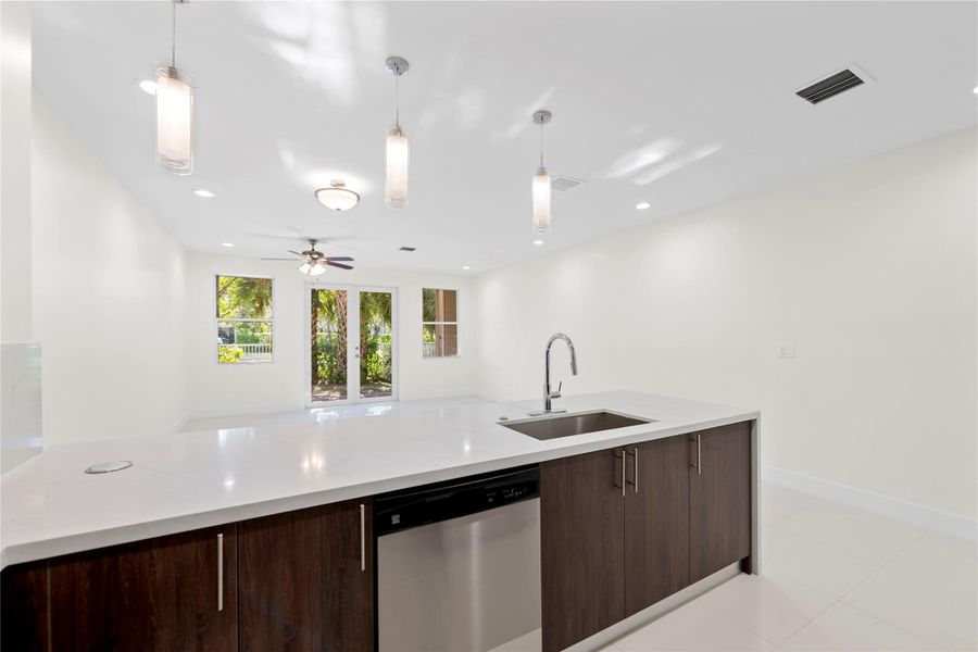 Furnished interior view inside a new home in , Fort Lauderdale (Image 7).