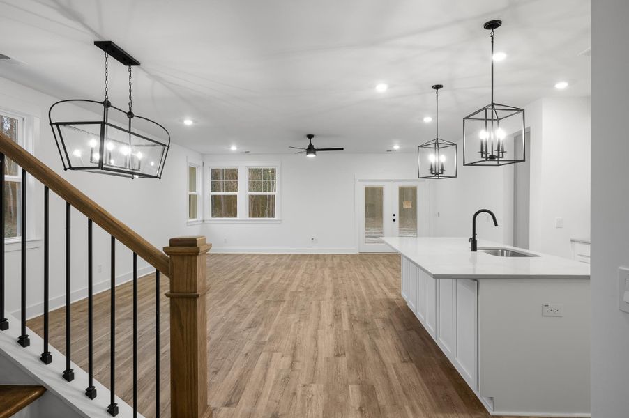 Furnished interior view inside a new home in Huckleberry Estates, Conway (Image 6). Furnished interior view inside a new home in Huckleberry Estates, Conway (Image 6).