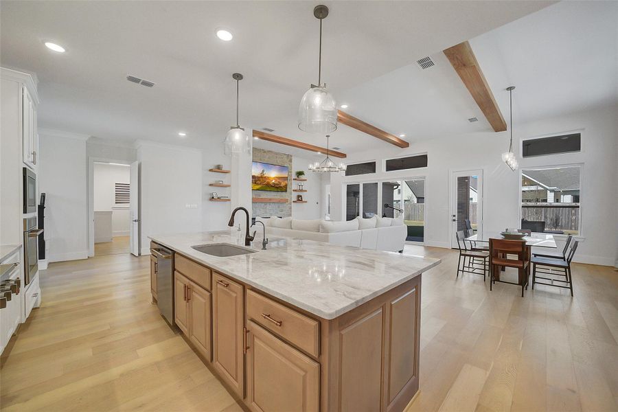 Furnished interior view inside a new home in , Cypress (Image 43).
