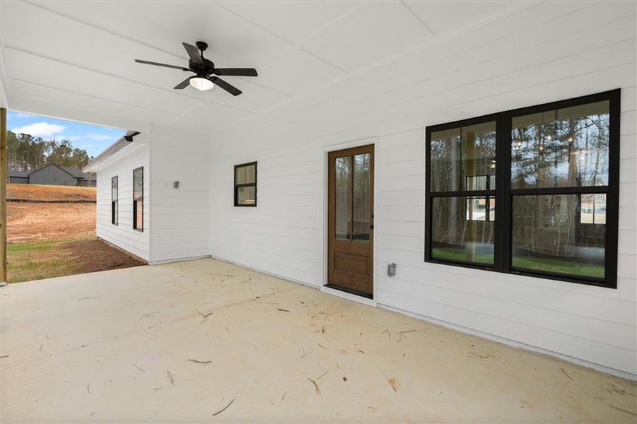 Exterior details and patio area of a home in , Rockmart (Image 23).