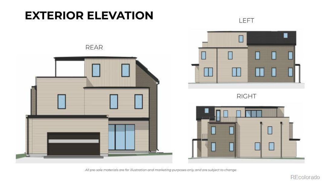 Exterior rendering of this home design in , Denver, CO (Image 2).