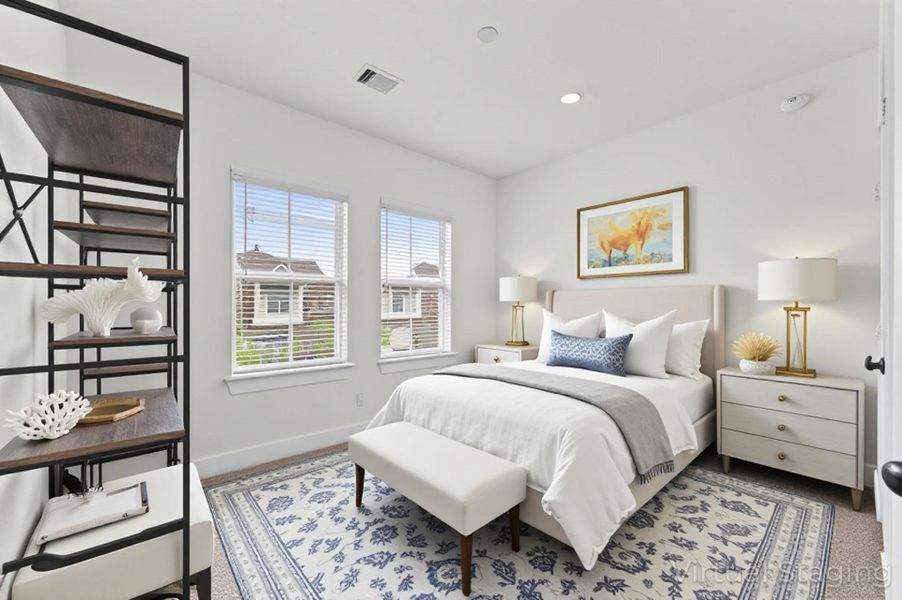 Furnished interior view inside a new home in , Katy (Image 13).