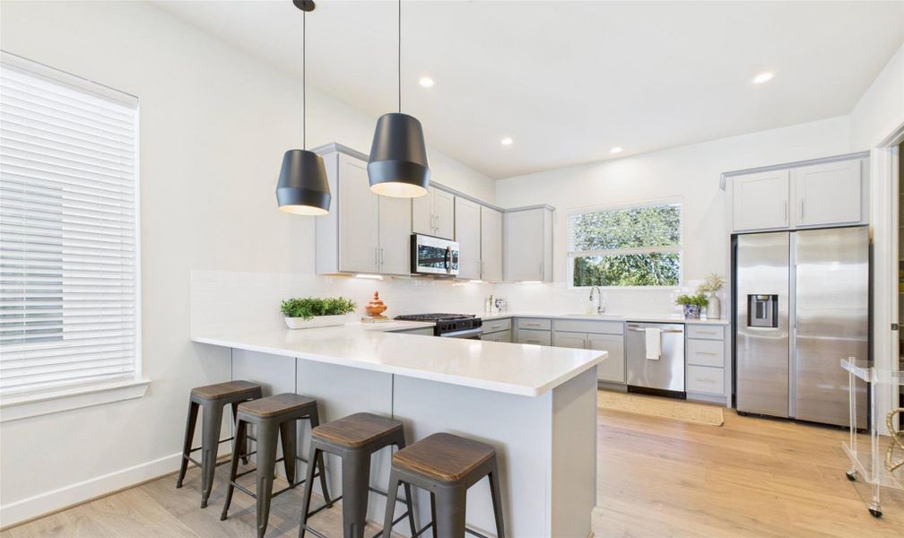 Discover the beautiful open concept style 2nd floor kitchen