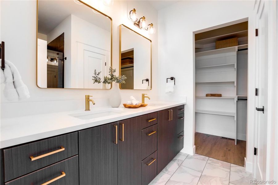 Furnished interior view inside a new home in , Arvada (Image 17).