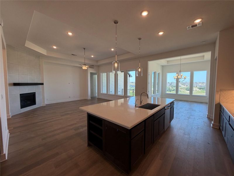 Open concept floorplan