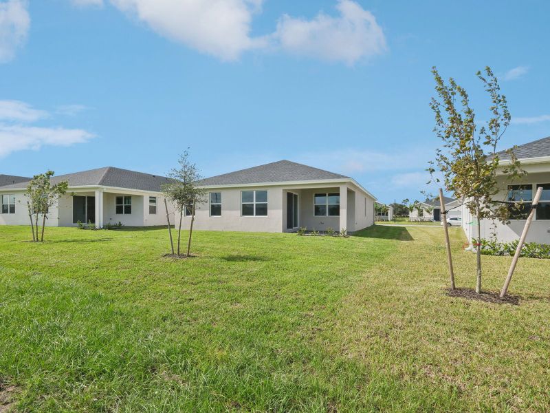 Exterior of the Bergamo floorplan at 8984 Dahlia Circle