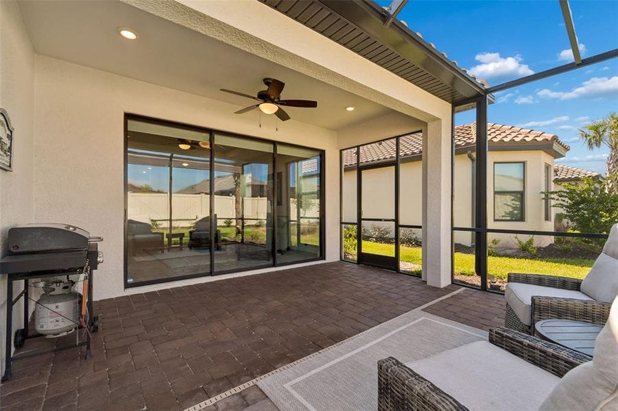 Exterior details and patio area of a home in , Wesley Chapel (Image 31).
